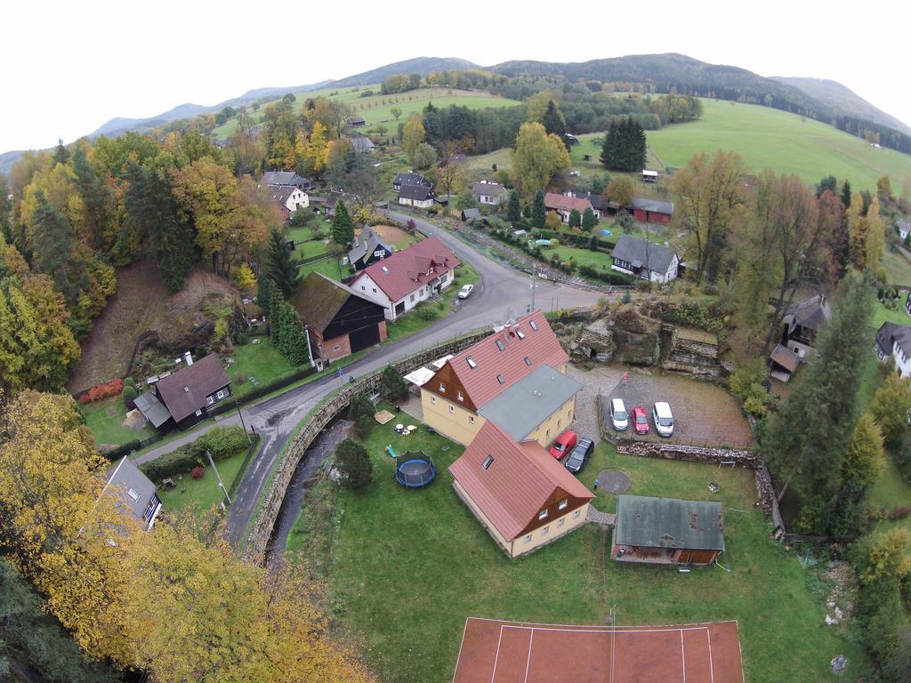 Penzion U Vyhlidky Chřibská Kültér fotó